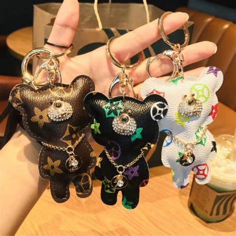 louis vuitton keyring bear|Louis Vuitton keychain.